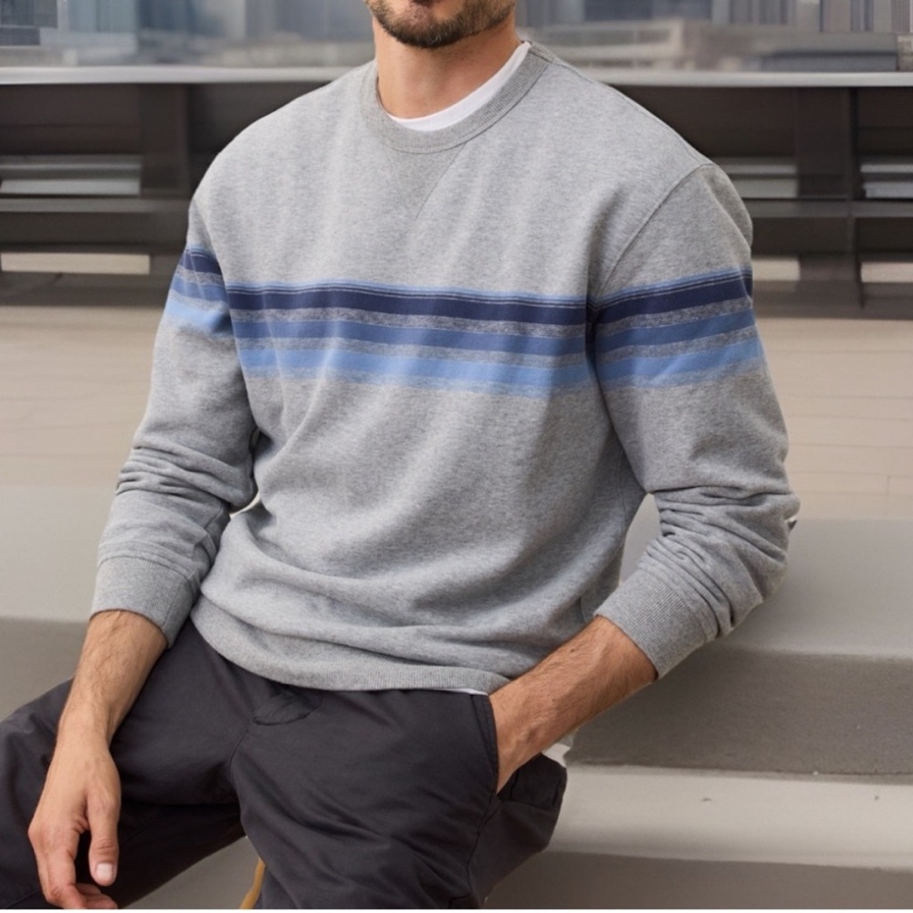 Marine Layer Cloud 9 Fleece Relaxed Crewneck (custom fleece Cloud 9)Sweatshirt